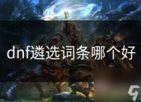 dnf遴选词条哪个好